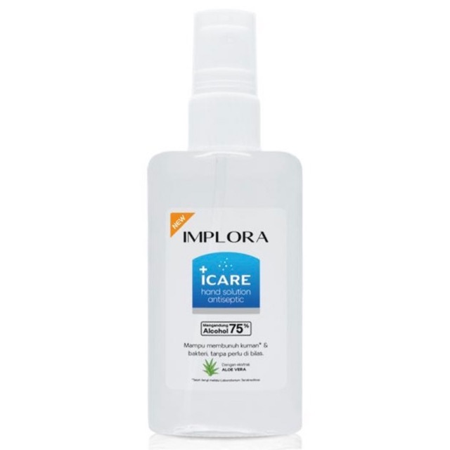 Implora iCare Hand Solution Antiseptic - Hand Antiseptic - Hand Sanitizer