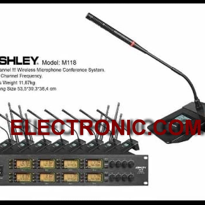 mic meja / conference ashley m118 / m 118 original garansi 1tahun