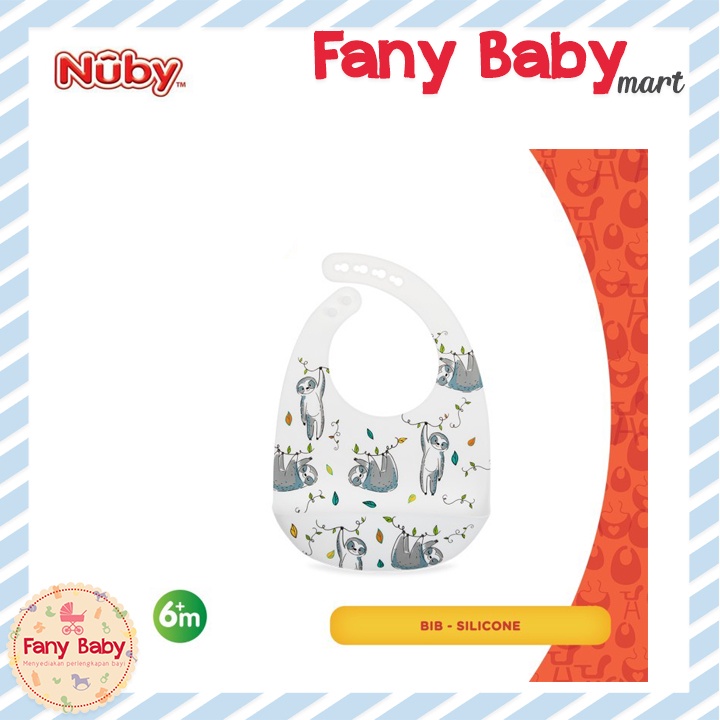 NUBY SILICONE BIB PRINT