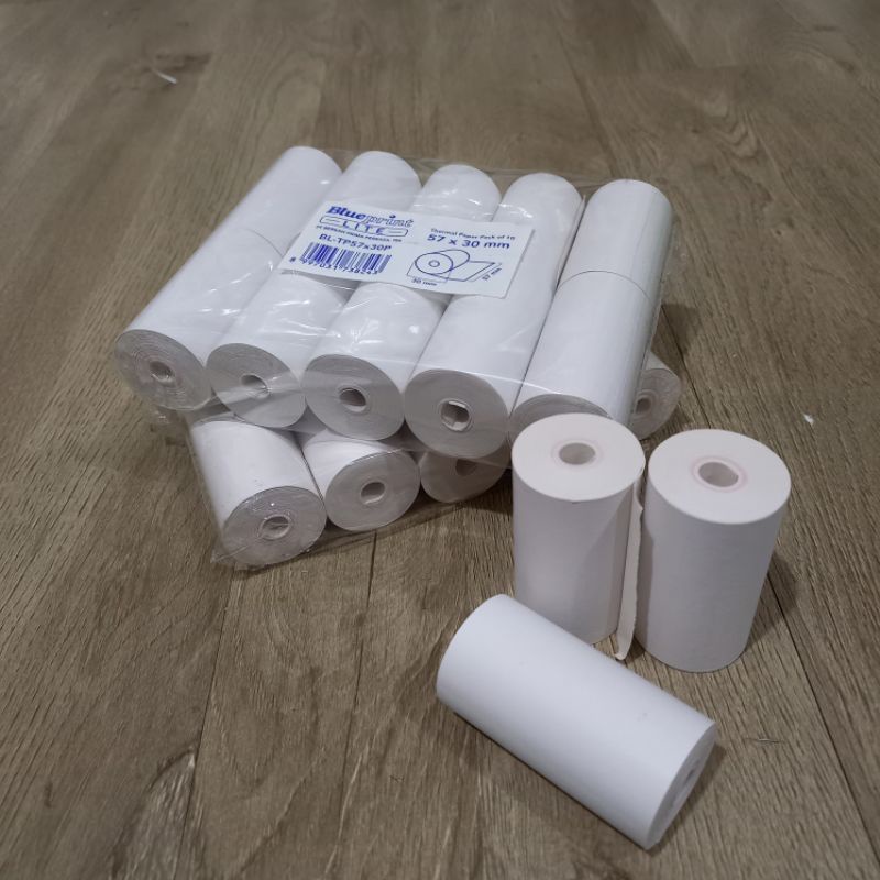 Kertas Thermal / Kertas Struk Kasir Blueprint Lite 57x30mm -1 roll