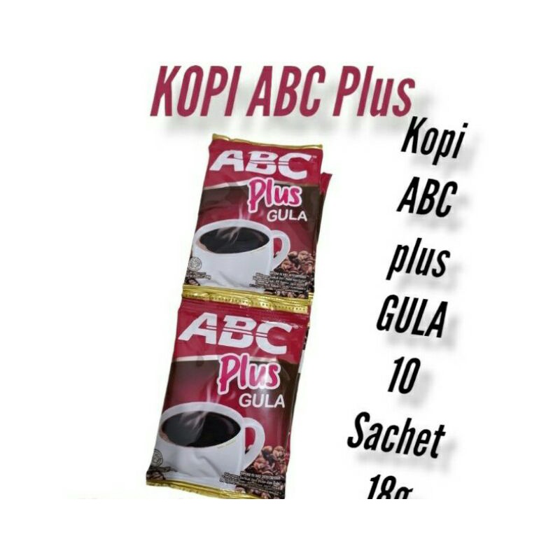 

KOPI ABC PLUS GULA 1RENCENG ISI 10PCS