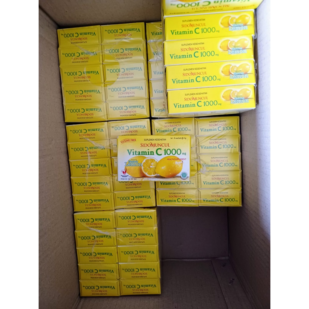 Vit C 1000Mg Sido Muncul Lemon