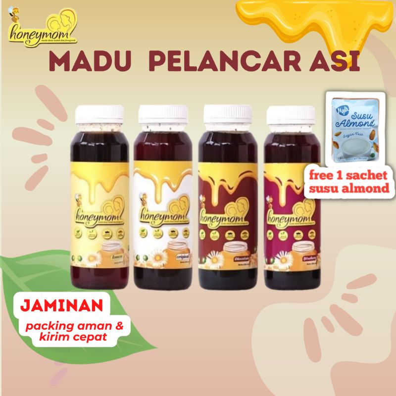 Honeymom Nutrisi Ibu Menyusui Madu Pelancar Asi 250 ml Original