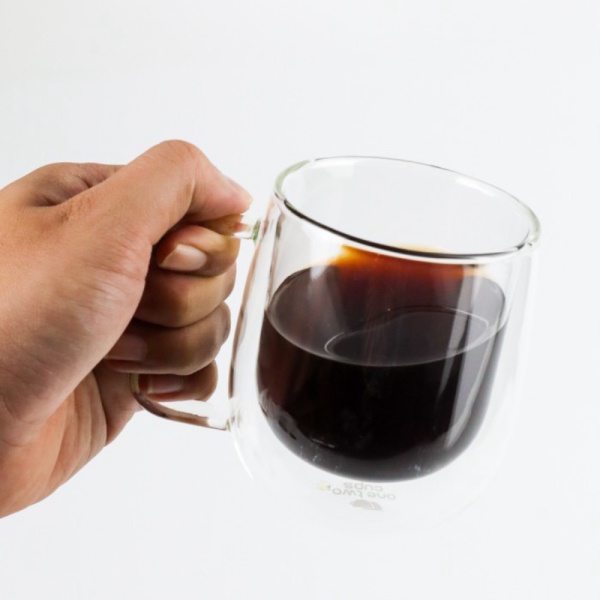 

Dijual OTC Gelas Double Wall Borosilicate Glass Anti Panas Rounded Glass - 290 ML Diskon