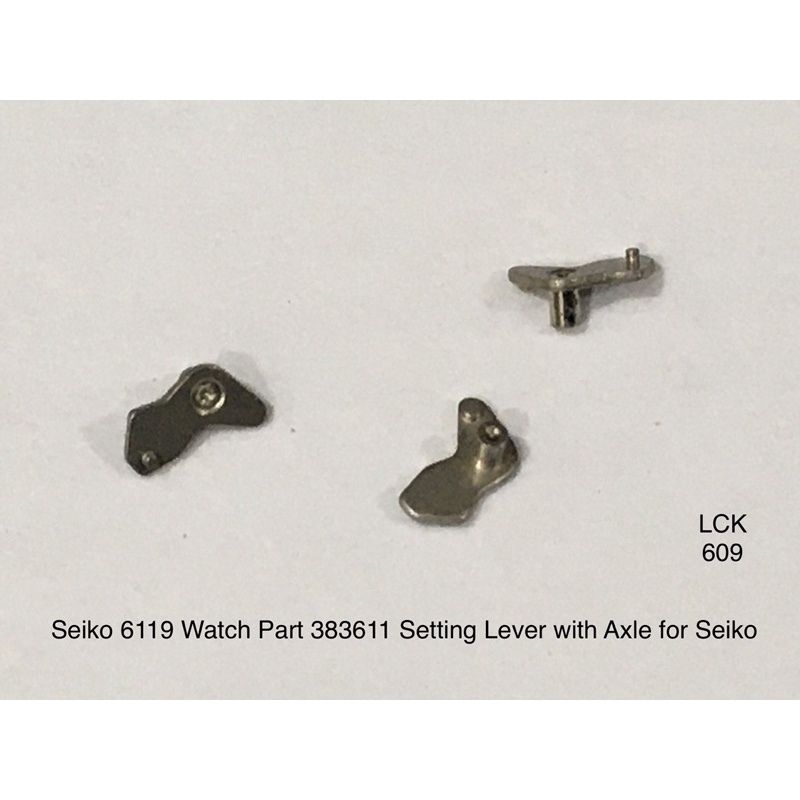 Seiko 6119 Watch Part 383611 Setting Lever with Axle for Seiko / Kuku 6119 untuk Suku Cadang Arloji 