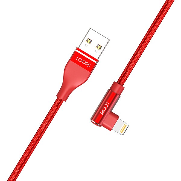 Loops Nylon Gaming Cable Lightning to USB