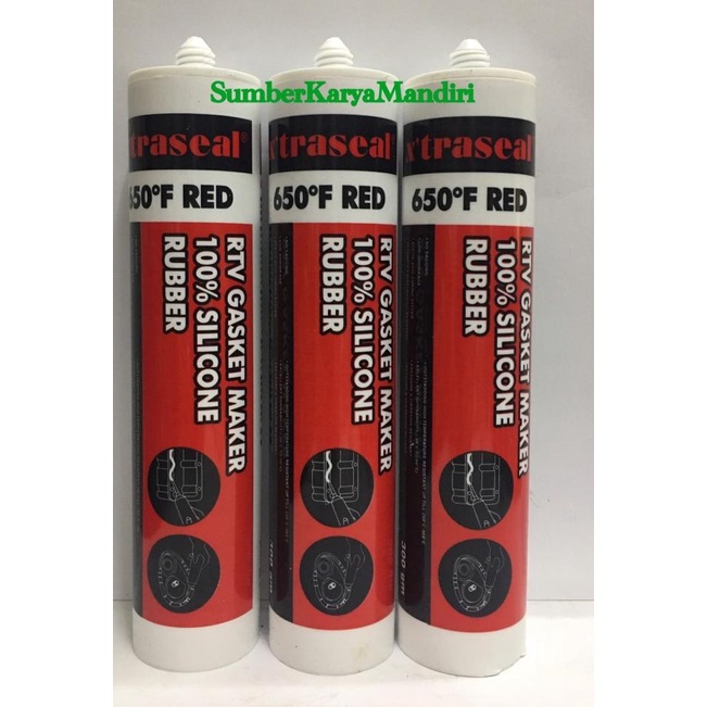 

Xtraseal Red RTV Silicone 650• F