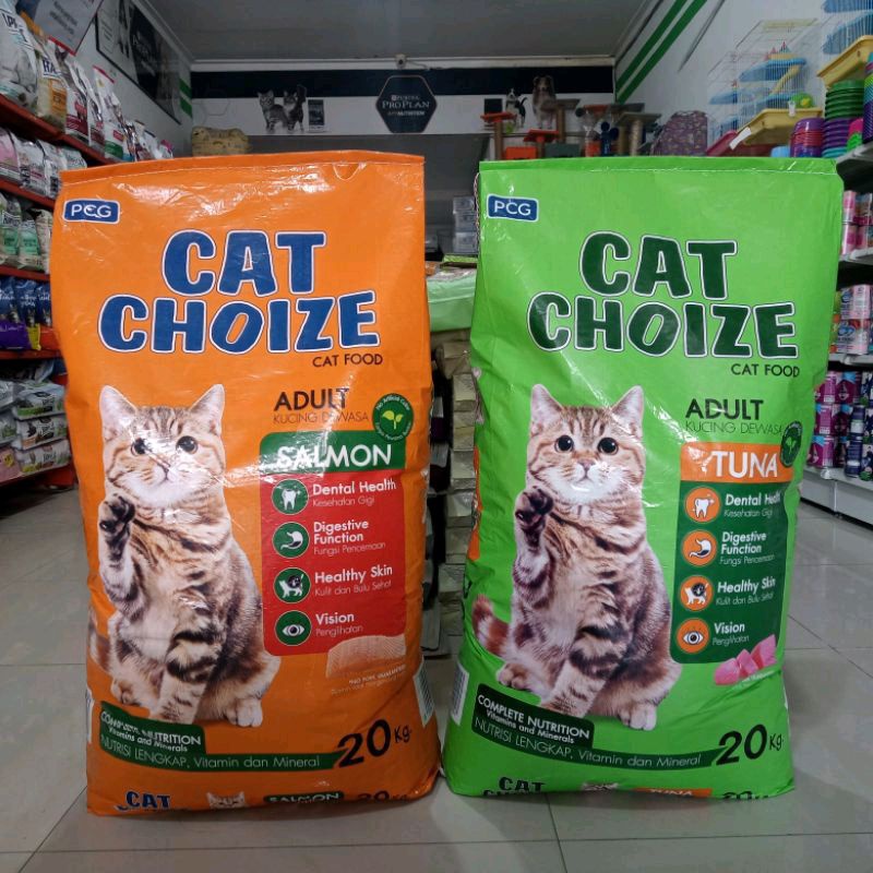 Cat Choize Adult 20kg Salmon dan Tuna |GOJEK ONLY - makanan kucing dewasa promo