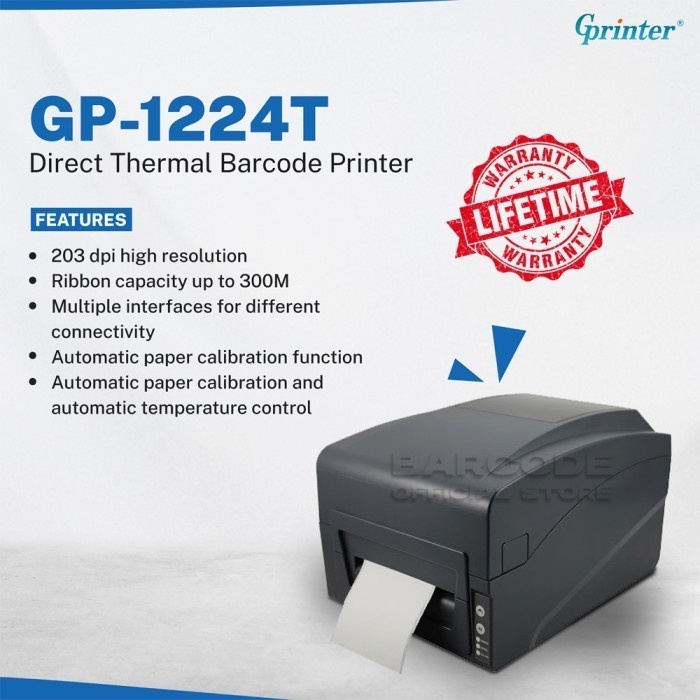

Printer Barcode Gprinter GP-1224 T Setara Wincode C342C - TSC 244-542 DEVINA36