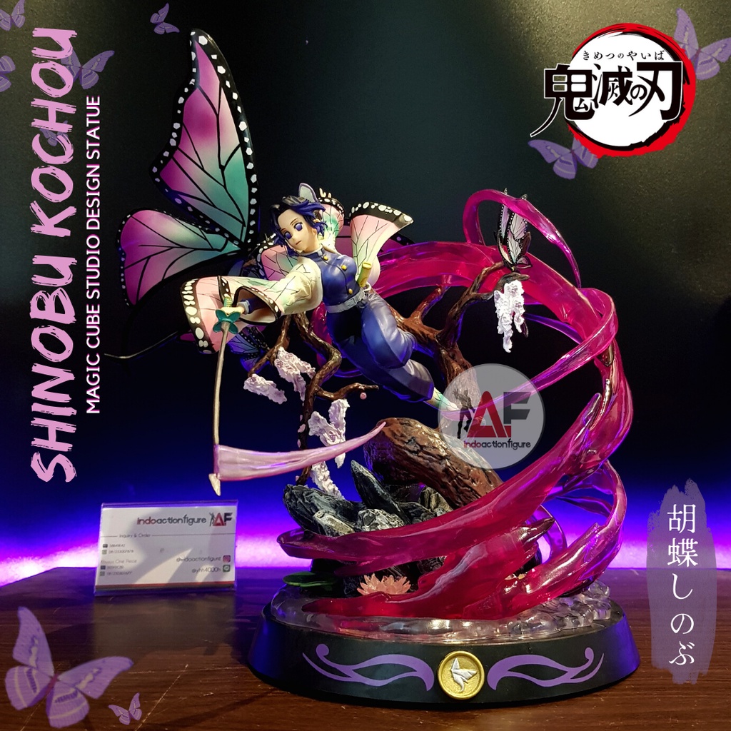 Statue Demon Slayer Shinobu Kochou butterfly dance Magic Cube recast