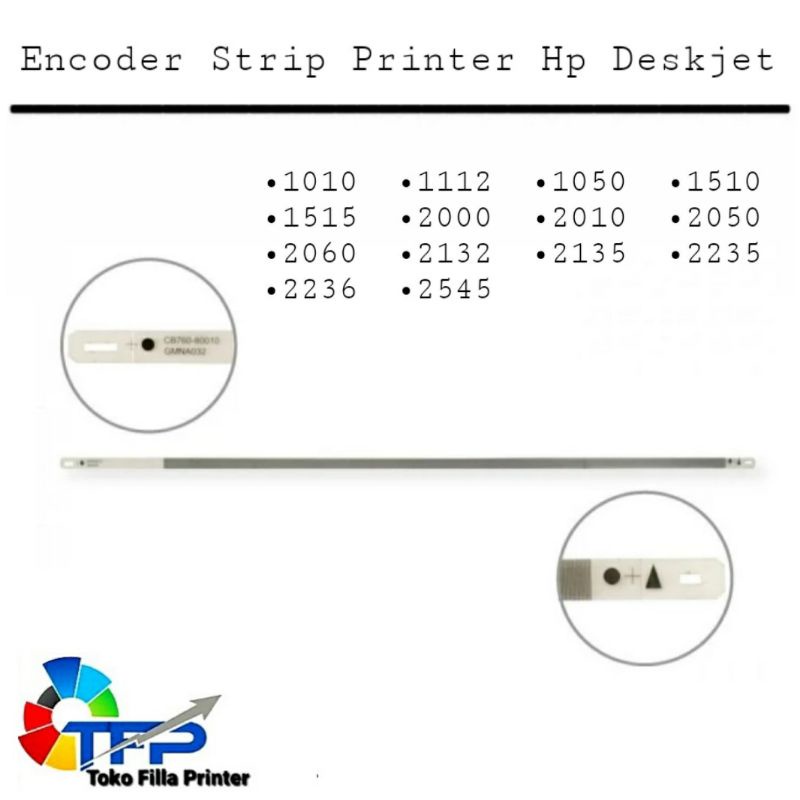 Encoder Strip Printer Hp Deskjet 1010 1112 1050 1510 1515 2000 2010 2050 2060 2132 2135 2235 2236 25