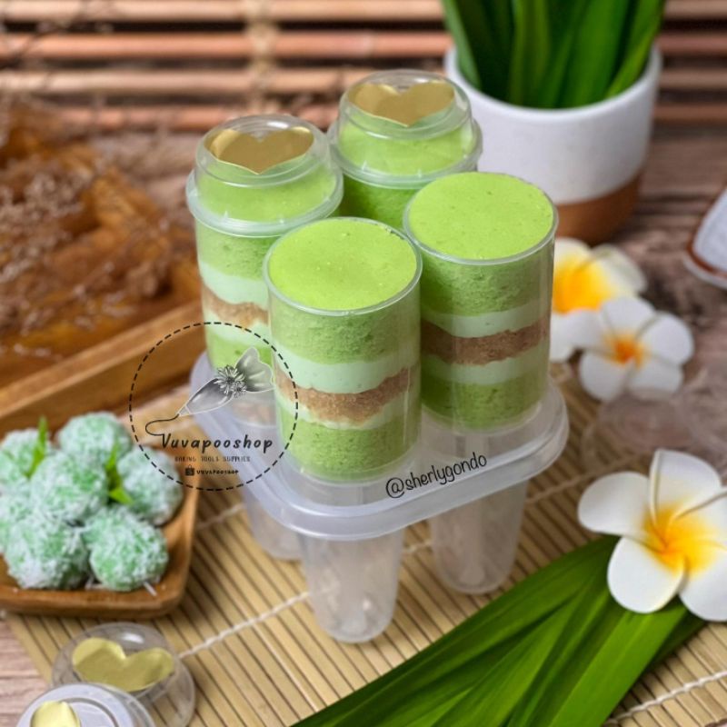 Push Pop Cake harga 1pc / Kemasan Kue Push Dorong / Cup Kue Lucu