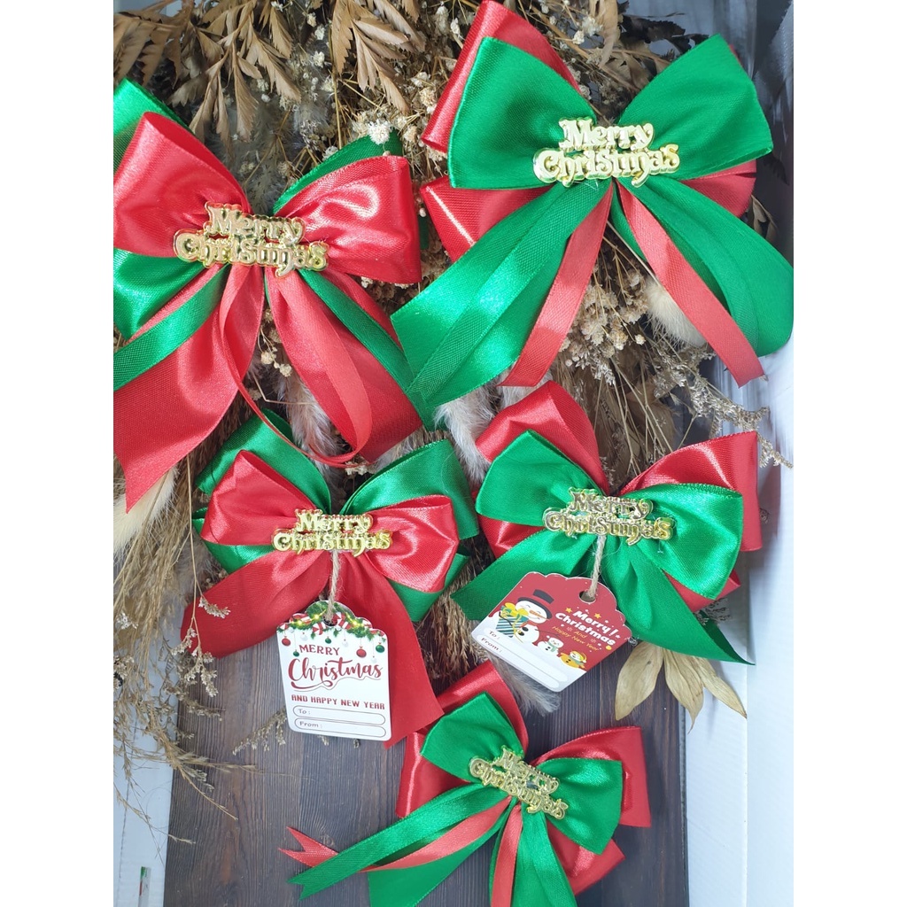 

PITA MERRY CHRISTMAS SATIN LANGSUNG JADI SATEN PITA HAMPERS NATAL