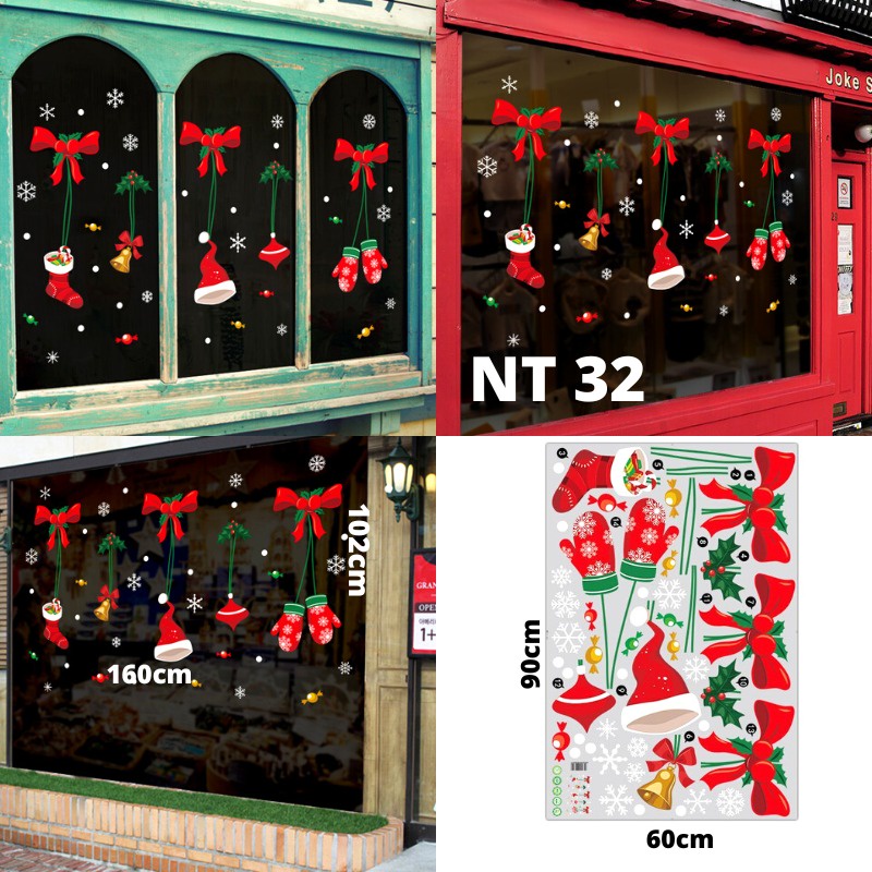 WALL STICKER STIKER NATAL WALLSTIKER SETIKER WALLSTICKER POHON TEMA MOTIF NATAL WALSTICKER WALSTIKER WALLPAPER PAPER MERRY MERY CHRISTMAS CRISTMAS 2022 SANTA CLAUSE TAHUN BARU 2023 DEKORASI HIASAN DINDING TEMBOK PINTU KACA JENDELA DEKOR NATAL banyak