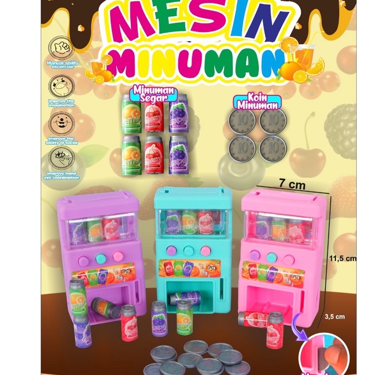 mainan Anak Funny Mini Drink Vending Machine | Mesin Minuman ss1330