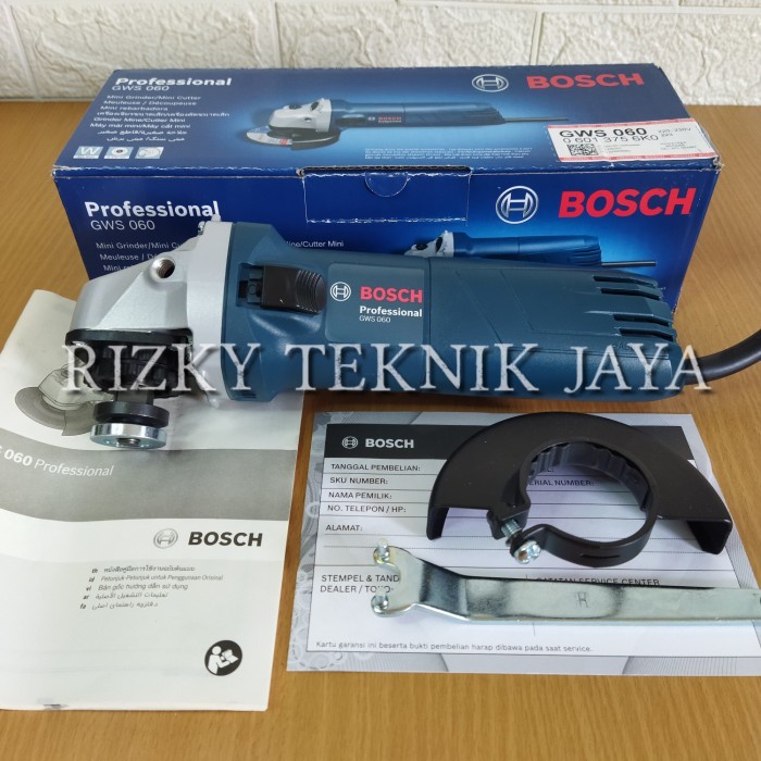 BOSCH GWS 060 - GERINDA TANGAN 4" BOSCH GWS 060