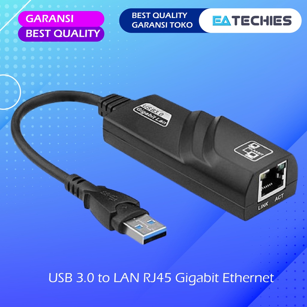 USB 3.0 to LAN RJ45 GIGABIT ETHERNET ADAPTER CONVERTER