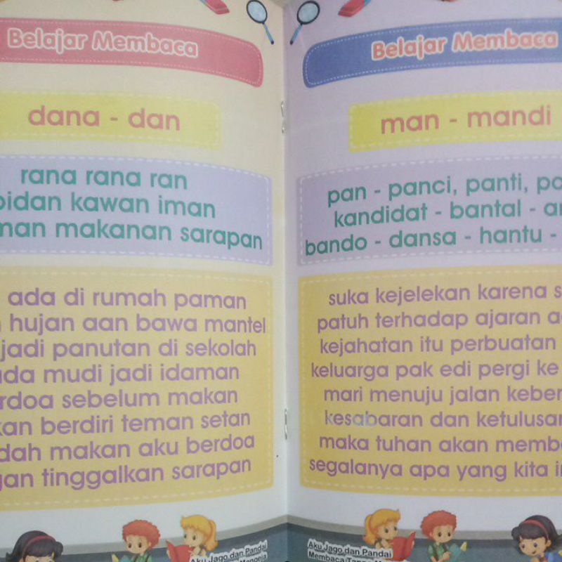 Buku Aku Jago &amp; Pandai Membaca Tanpa Mengeja Untuk Anak Usia 4-6 Tahun