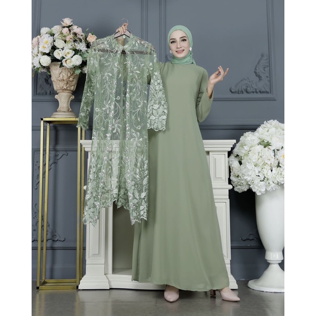 NEW ARRIVAL GAMIS ROMPI OUTHER TERPISAH / GAMIS PESTA MODERN / GAMIS TULLE NON GLITER / GAMIS KONDAN