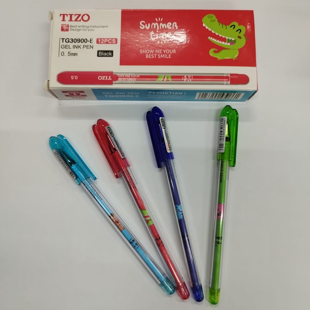 

Ballpoint TIZO Pulpen Gel TG30900-E ( 1 Pak isi 12 Pcs )