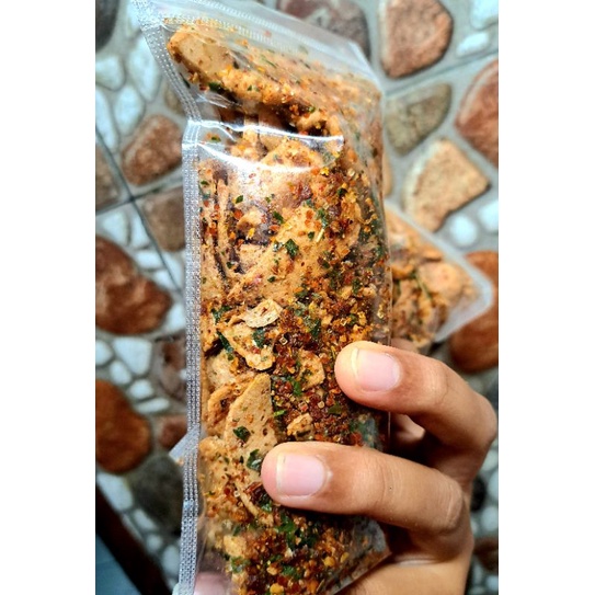 

Basreng Daun Jeruk Pedes Gila 90gr BELI 10 FREE1