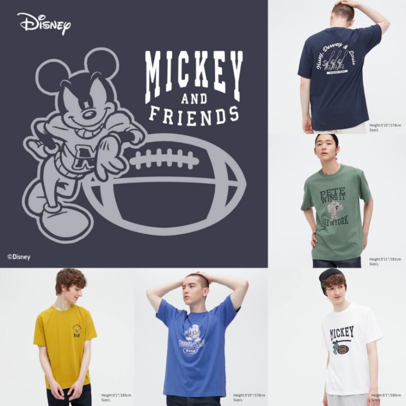 UNIQLO - UT Disney Mickey & Friends Lengan Pendek