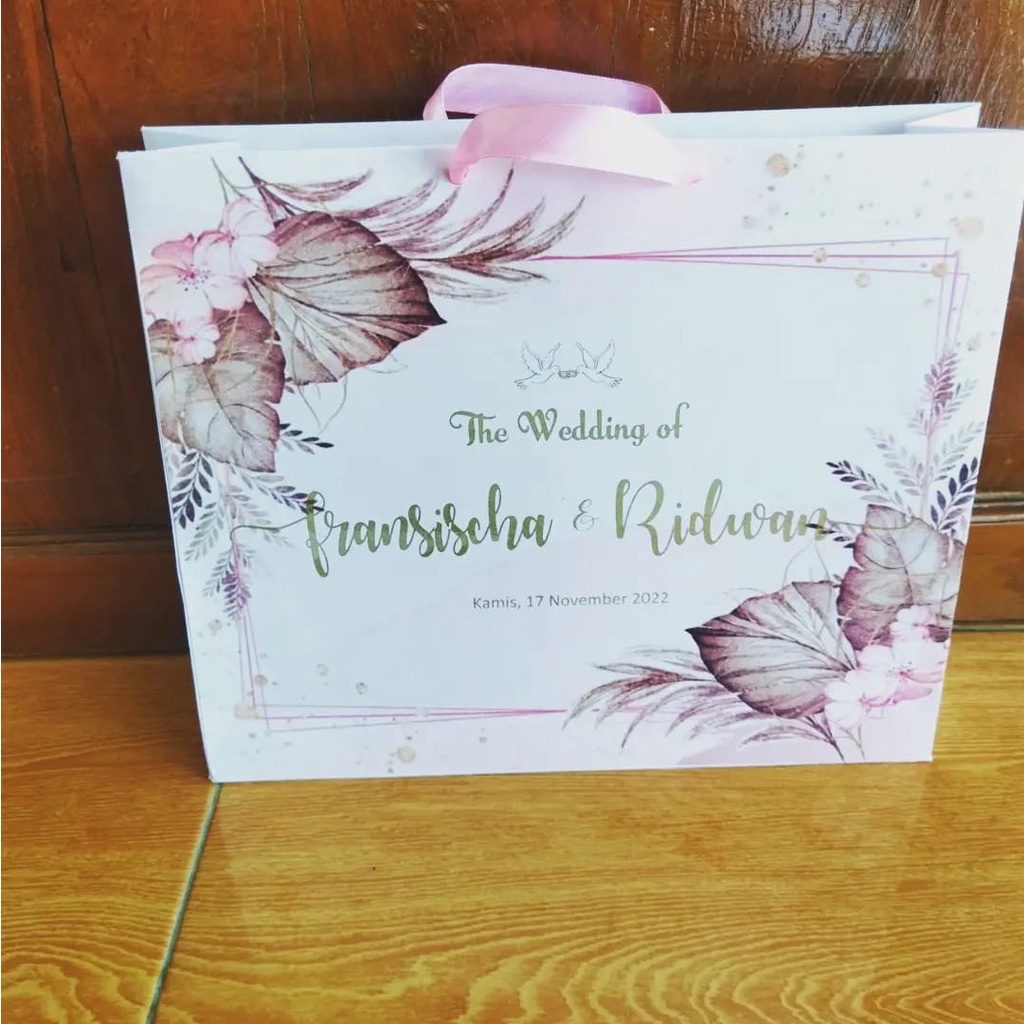 

PAPERBAG CUSTOM/PAPERBAG PRINTING UKURAN 30*8*25