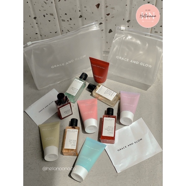 GRACE AND GLOW Travel Kit Body Wash &amp; Body Serum