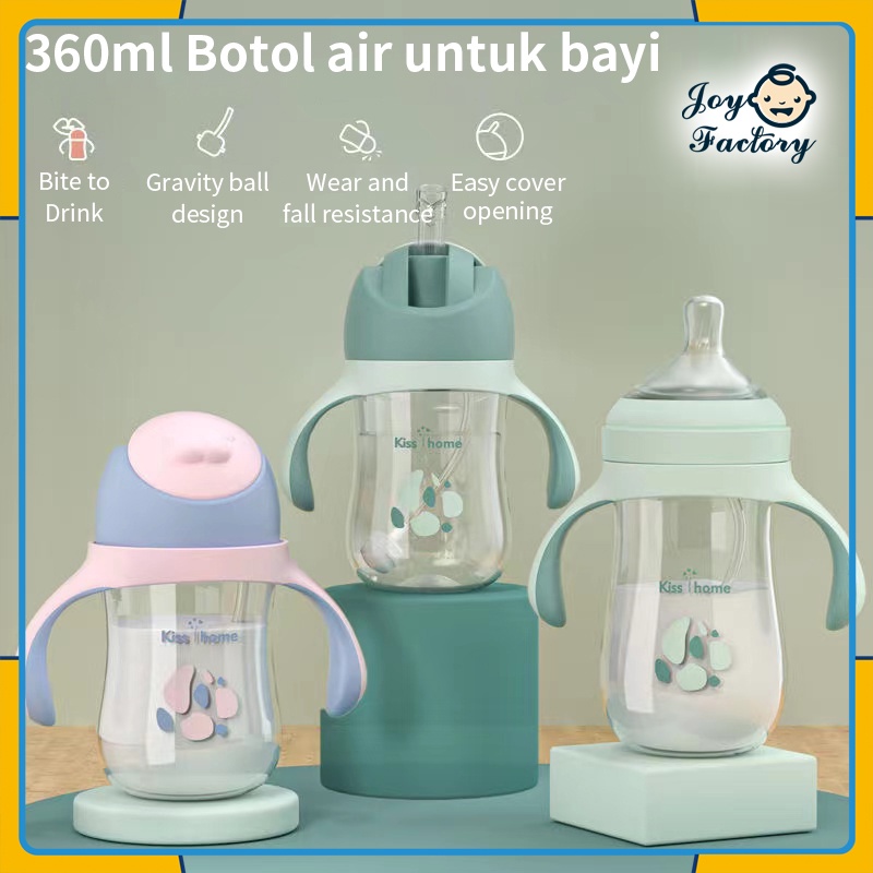 3 in 1 anak-anak Botol Minum Air Anak Cangkir Pelatihan Sippy Portabel Dengan Tali for Children （2-12 Tahun）