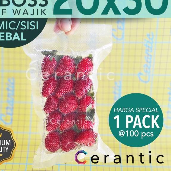 

Plastik Vacum Emboss 20x30 / Vacuum Bag Embossed 100 pcs - Wajik
