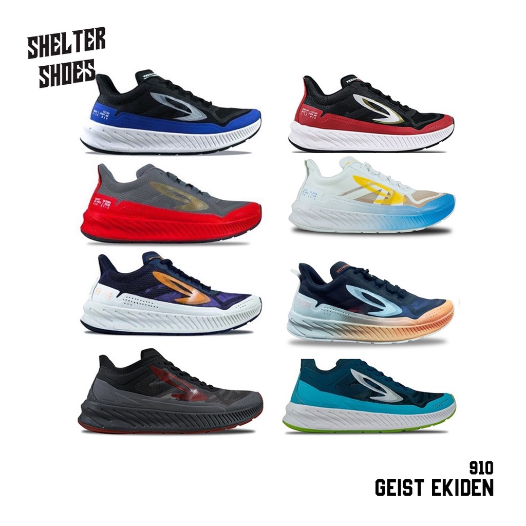 SEPATU RUNNING NINETEN 910 GEIST EKIDEN ELITE EKIDEN SE ORIGINAL SNEAKERS HAZE METASPEED META SPEED 