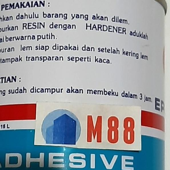 

Lem Epoxy ALF Adhesive 300 ml (Resin+Hardener) - 2 komponen 0.3L