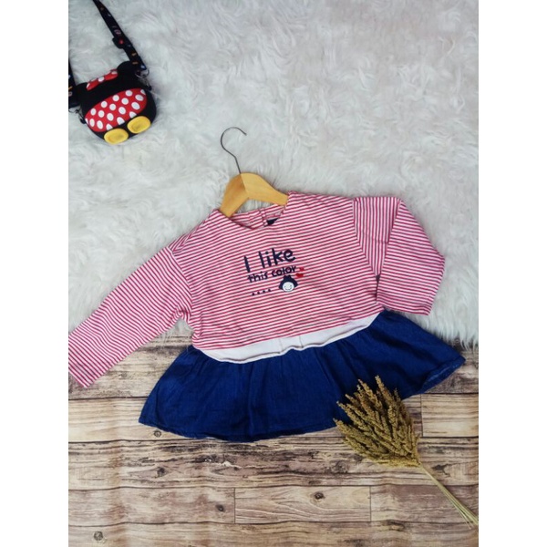 ( 1,5 - 2 tahunan allo & Lugh) preloved dress anak allo lugh