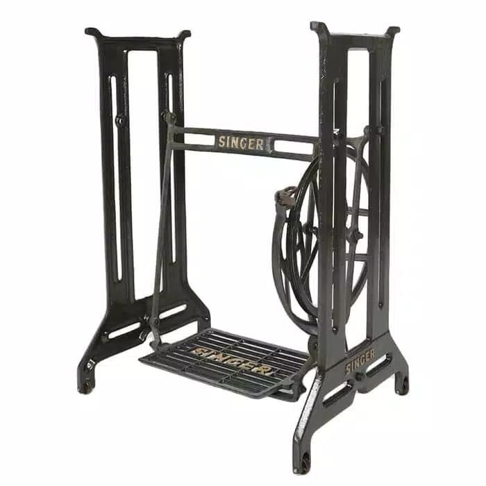 Mesin Jahit Kaki Enjot - Kaki Kayuh Manual - Kaki Treadle Mesin Jahit Klasik