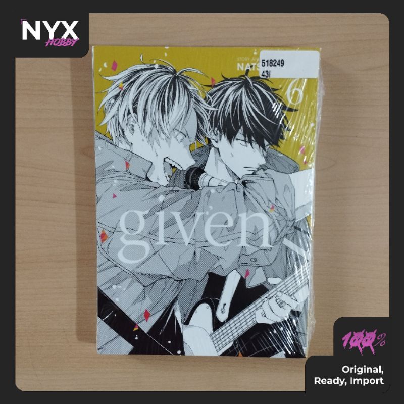 Given Manga Komik English Import Volume 6