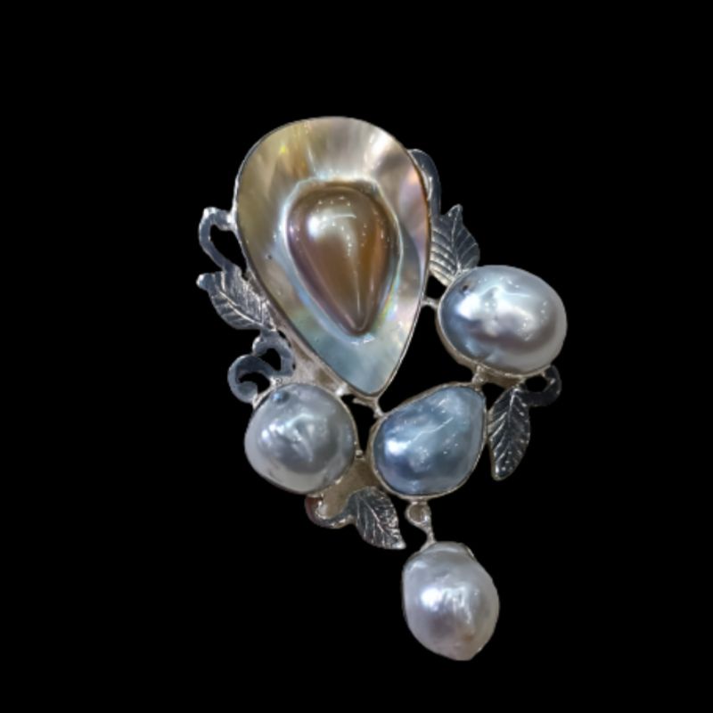 Bros Liontin Mutiara Baroque Bros Perak 925 Mutiara Lombok