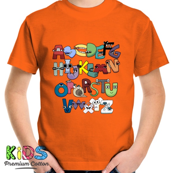 Kaos Anak Laki-Laki Alphabet Lore AL03 / Atasan Anak Laki-Laki Alphabet Lore / Kaos Anak Alphabet Lo