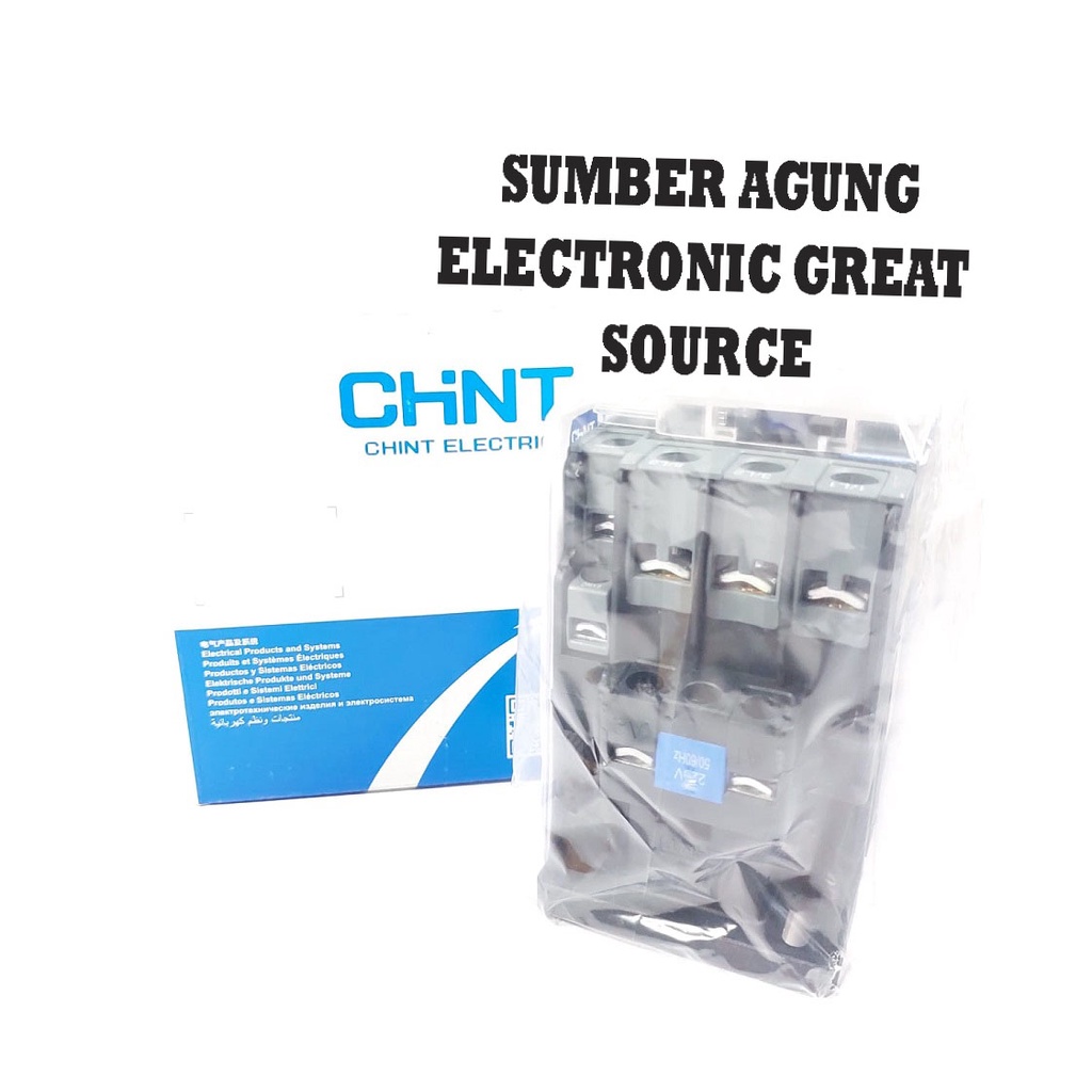CHINT AC Contactor NXC32 220V CHNT Kontaktor 50A Panel Listrik