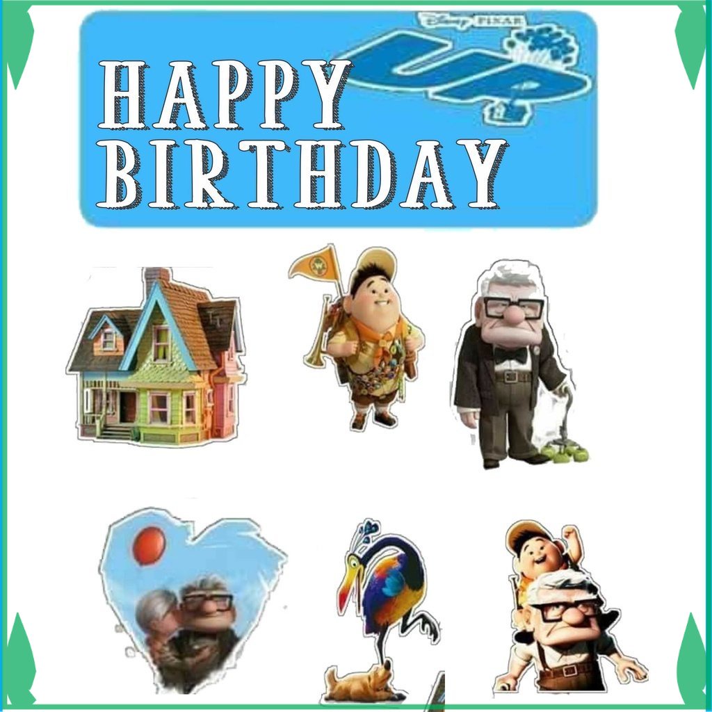 

TOPER KUE TOPPER CAKE ULANG TAHUN / HIASAN KUE UP FADHILSOUVENIR