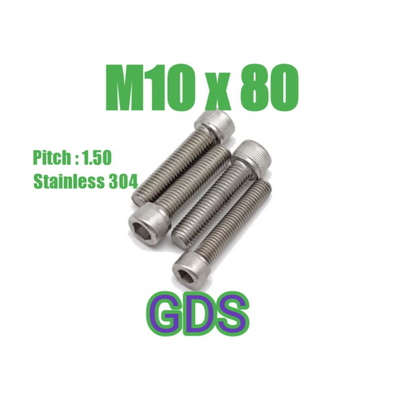 Baut L Stainless M10 x 80 / Baut L Stainless 304