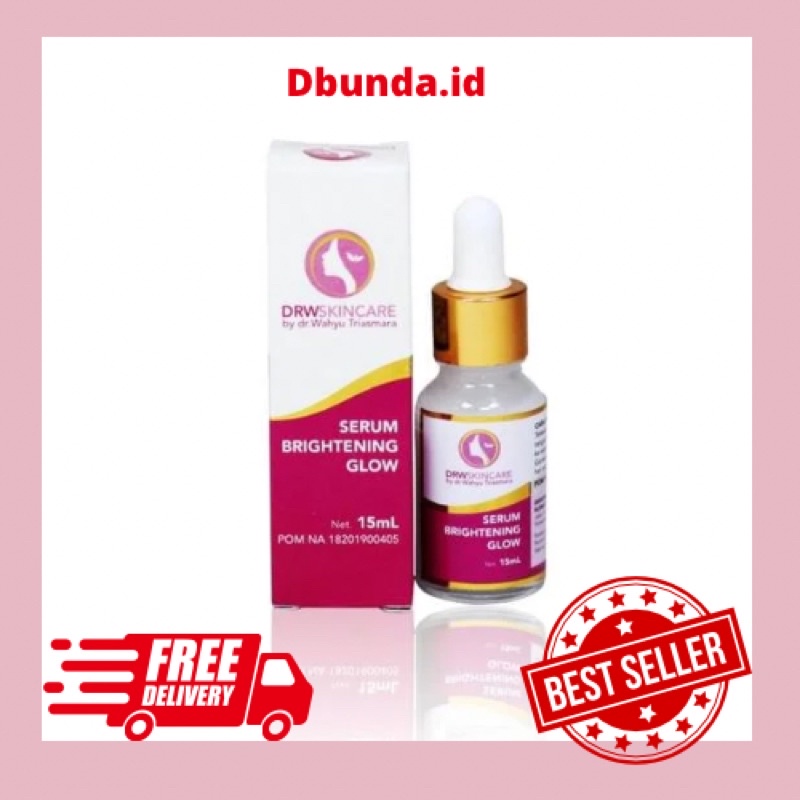 DRW SKINCARE SERUM BRIGHTENING GLOW AMPUH MENGATASI FLEK HITAM ORIGINAL 100%