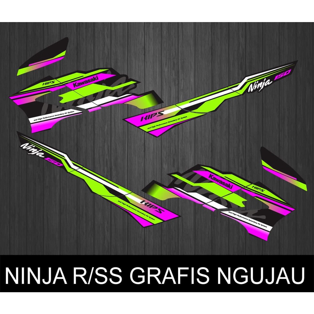 STRIPING NINJA R/SS GRAFIS NGUJAU