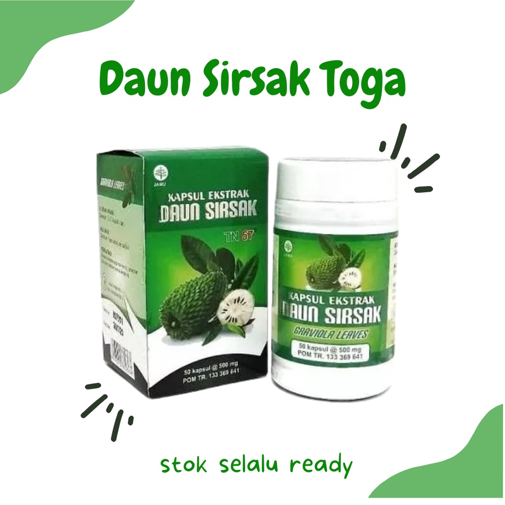 

Kapsul Daun Sirsak Original Obat Herbal Kanker