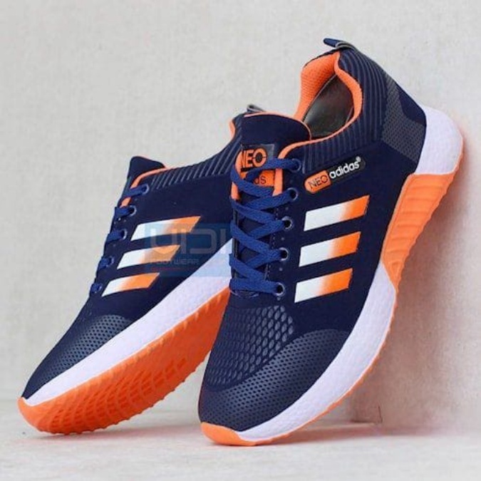 Sepatu pria sneakers olahraga runing adidas neo flyknite banyak warna