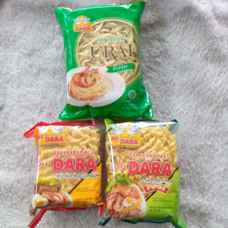 Jual Mie Burung Dara Pipih Kering Gandum And Mie Telur Urai Shopee