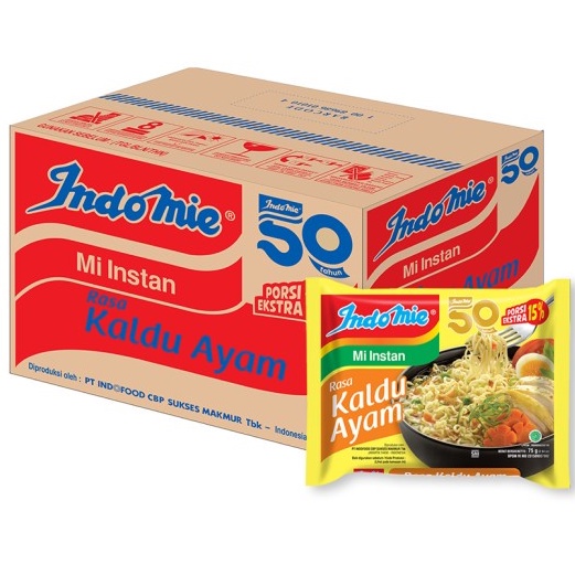 

Indomie Kuah Kaldu Ayam 1 Dus Isi 40