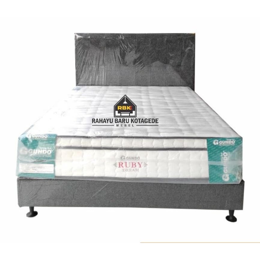 Set Springbed Guhdo Ruby Dream Latex 180x200cm Full Set Divan Jogja