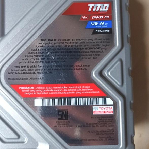 oli tmo 10w 40 1 liter