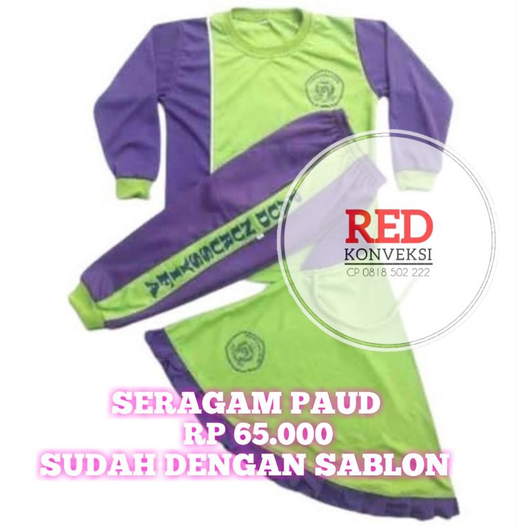 Seragam Olahraga Training Paud TK SD SMP SMA Seragam Olahraga