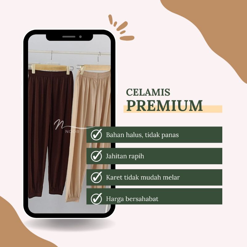 Celamis Premium (Inner Gamis) Terlembut Teradem